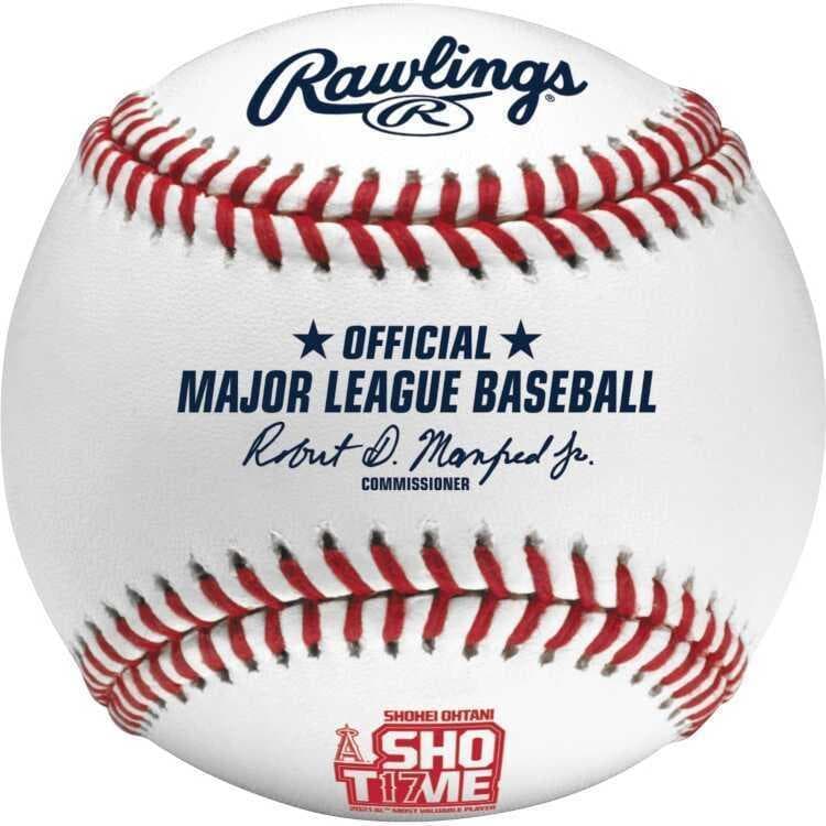 大谷翔平選手　2021MVP初受賞　記念ボール　ローリングス