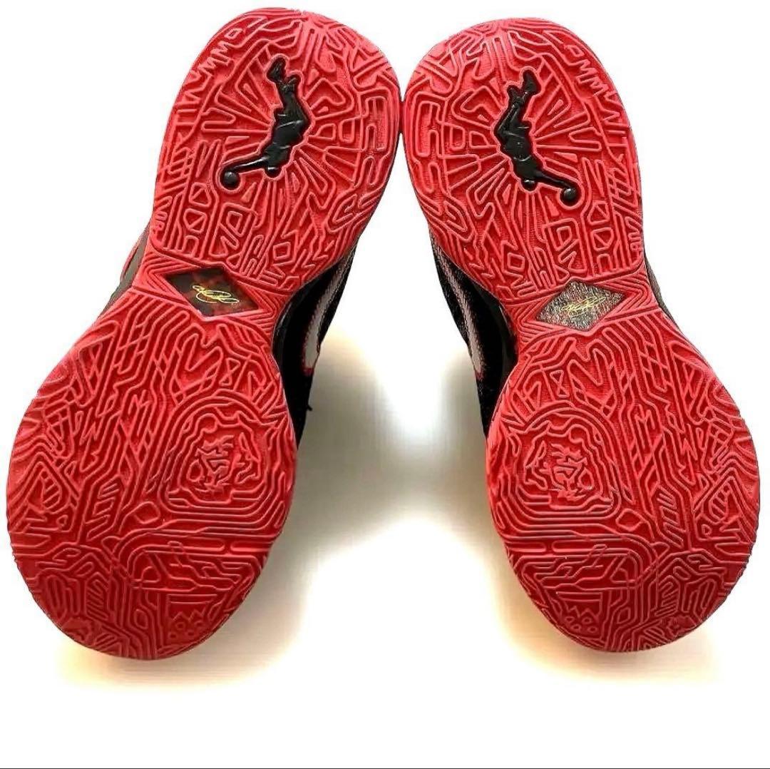 極美品 NIKE レブロン20 26cm バッシュ 黒赤