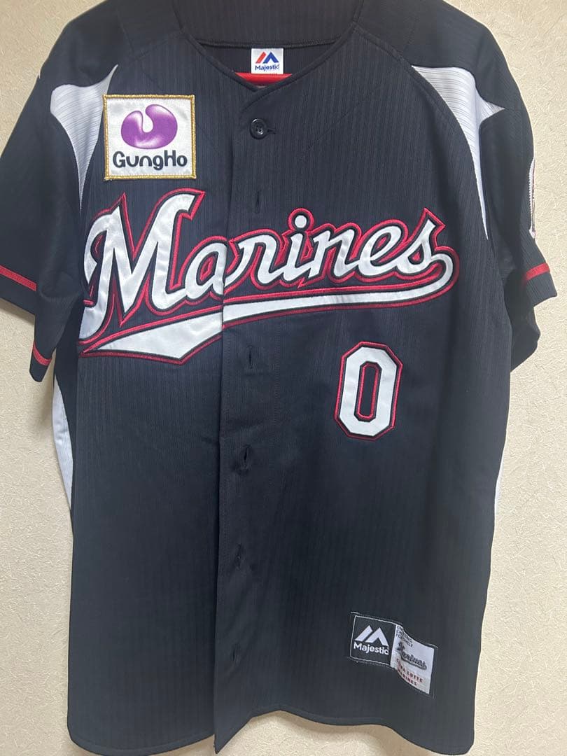 千葉ロッテマリーンズ荻野貴司ユニホームビジターMサイズ