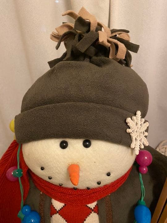 冬の飾り　雪だるま(スノーマン)置物
