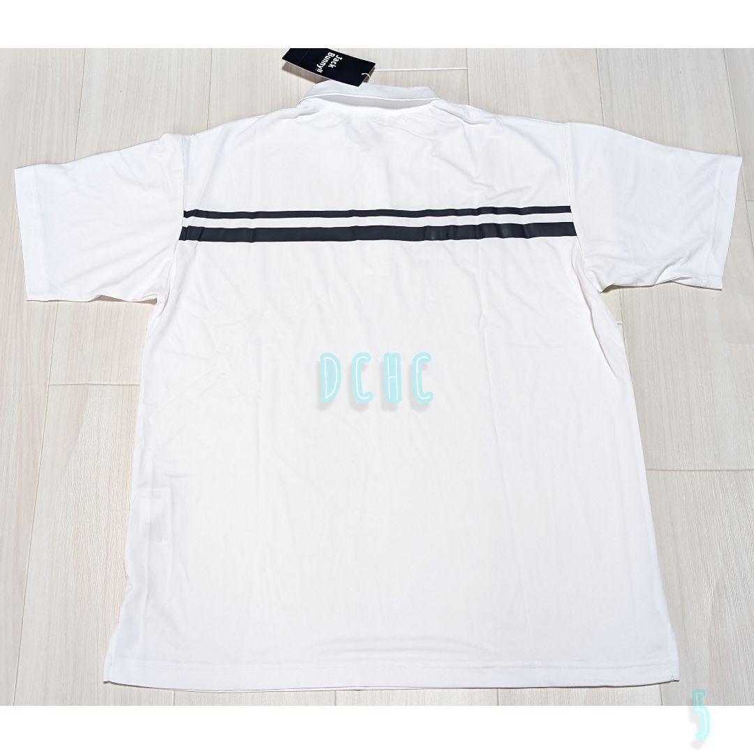 【追記あり】新品 【サイズ５(Ｌ)】【ホワイト】ジャックバニー 半袖 ポロシャツ