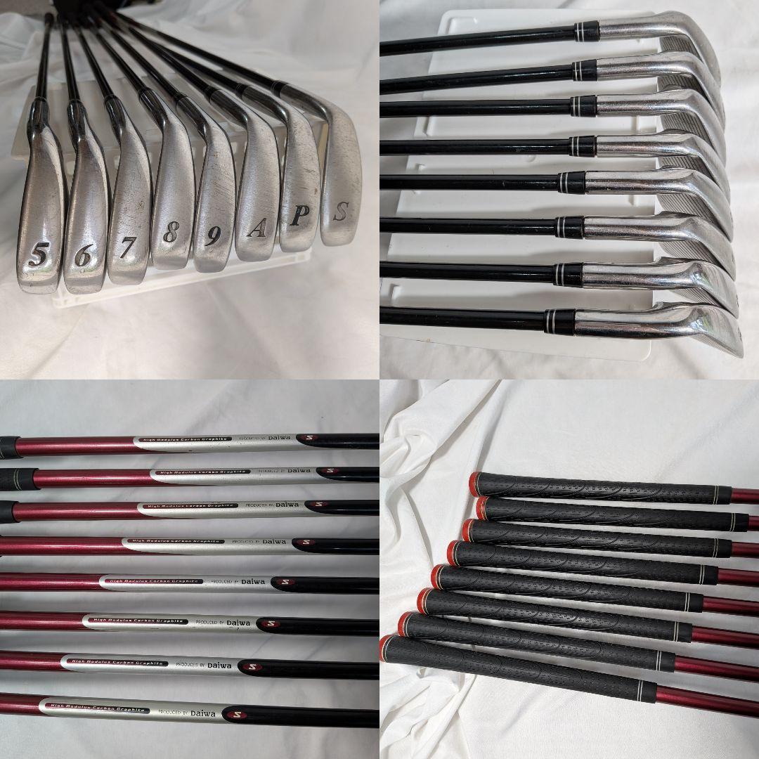 メンズ ゴルフクラブ セット 13本 キャディバッグ　DAIWA ダイワ