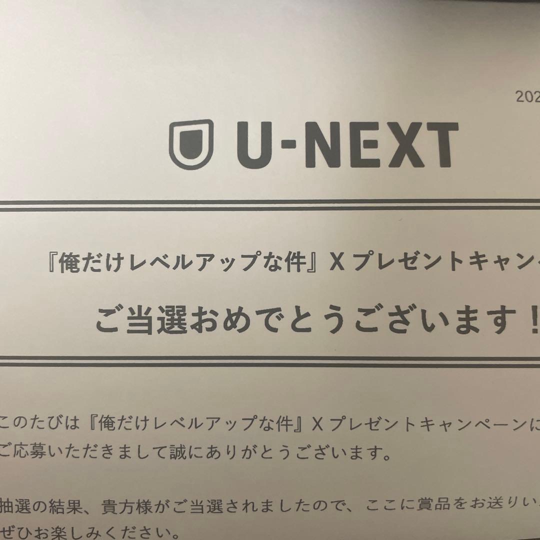俺だけレベルアップな件　当選　直筆サイン入り　ポスター　坂泰斗　上田麗奈