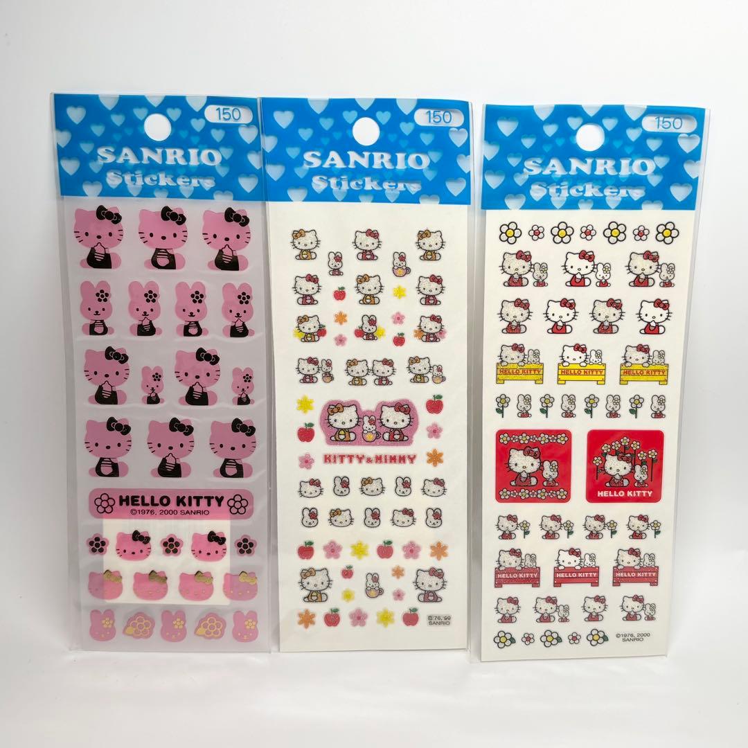 【未使用品】サンリオ　SANRIO Stickers　キティ　シール　6枚