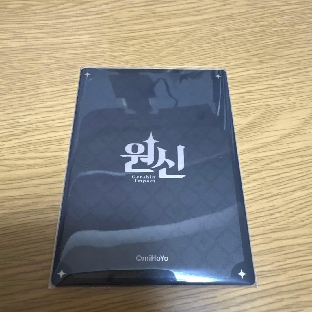 原神 カフェ 韓国 特典 カード ニィロウ