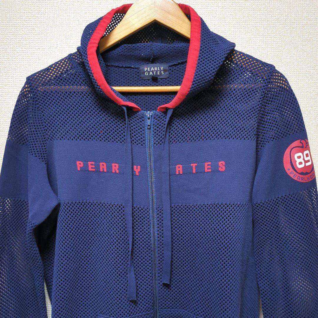 PEARLY GATES パーリーゲイツ メッシュジャケット ネイビー L