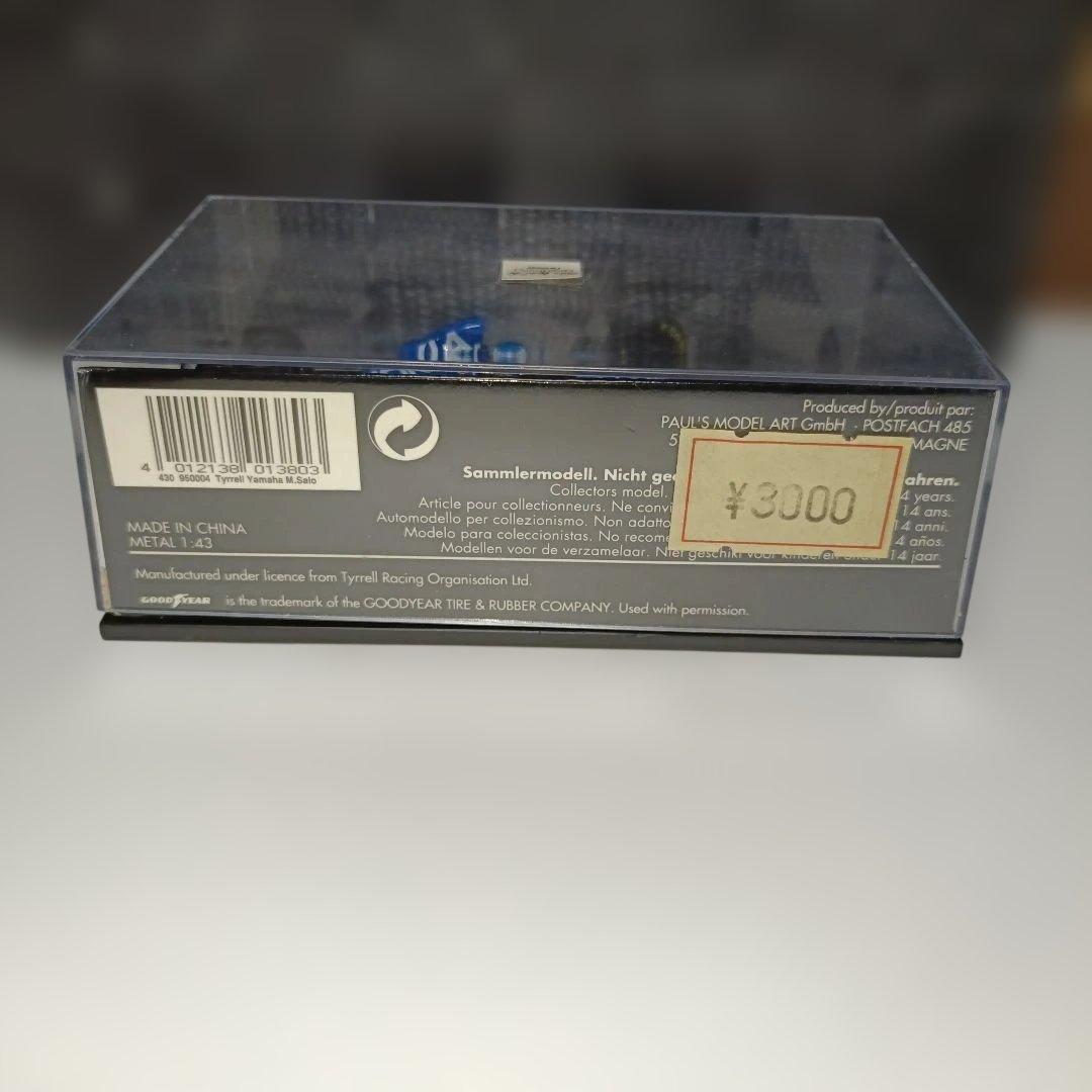 ミニカー MINICHAMPS.TYRRELL YAMAHA 023.M.SALO