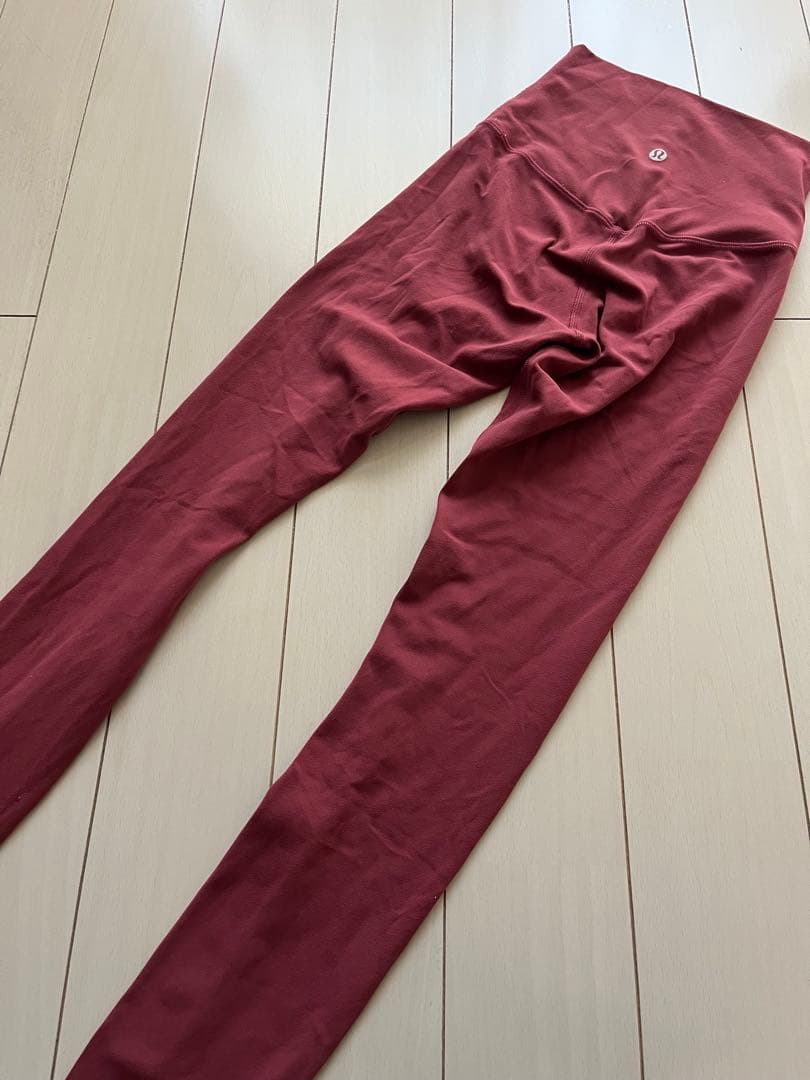 Lululemon レギンス ボルドー ルルレモン ピラティスヨガ