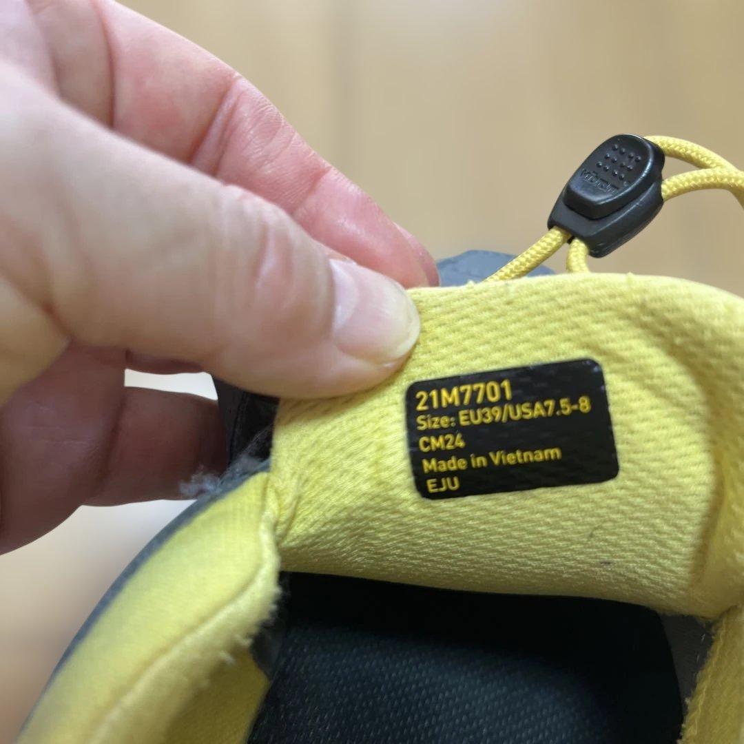 Vibram 五本指シューズ グレー/イエロー