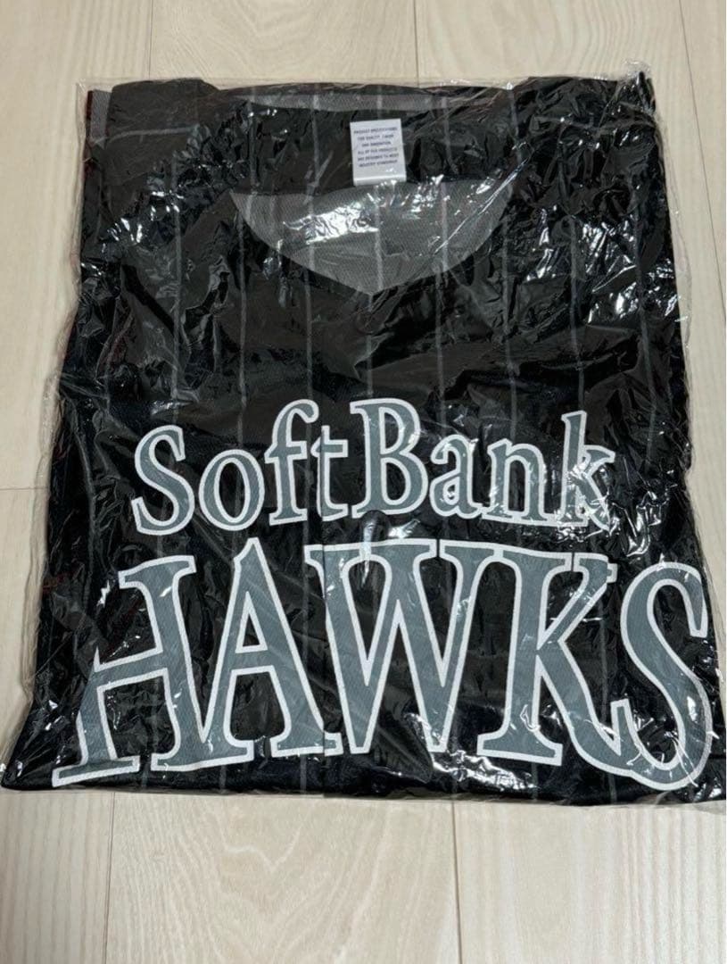 福岡ソフトバンクホークス NPB 半袖ウェア プロ実使用 支給品 おまけ付き