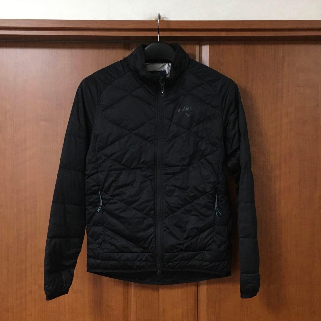 美品　キャロウェイ　ゴルフ　ストレッチ　中綿　ブルゾン　M　黒　callaway