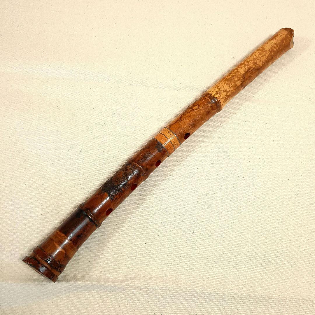 香川一朝作！極上老竹管☆荒ぶる爆鳴りの一尺七寸管尺八！