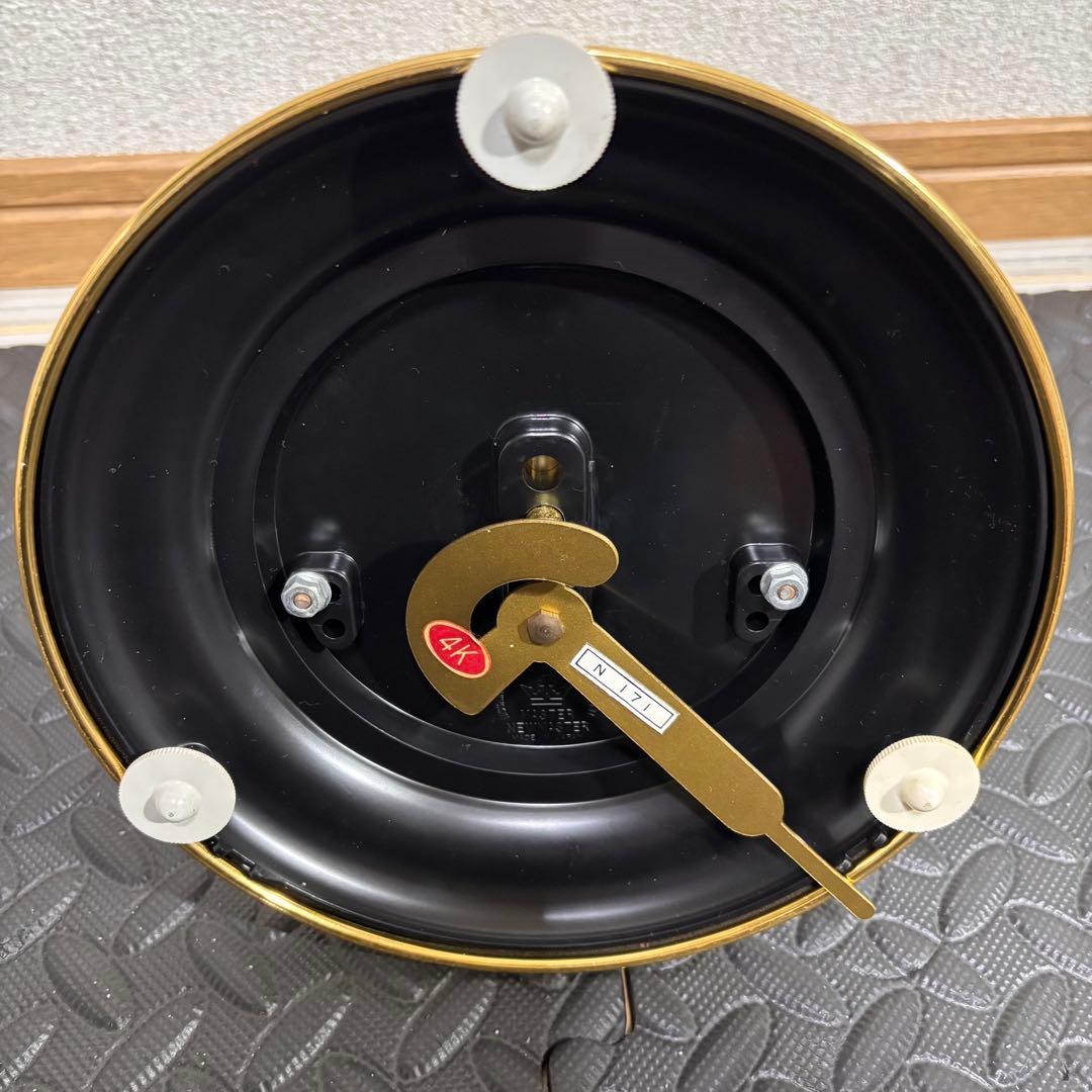 【動作品】日新時計　MASTER ドーム型　回転振り子時計 １００ DAY