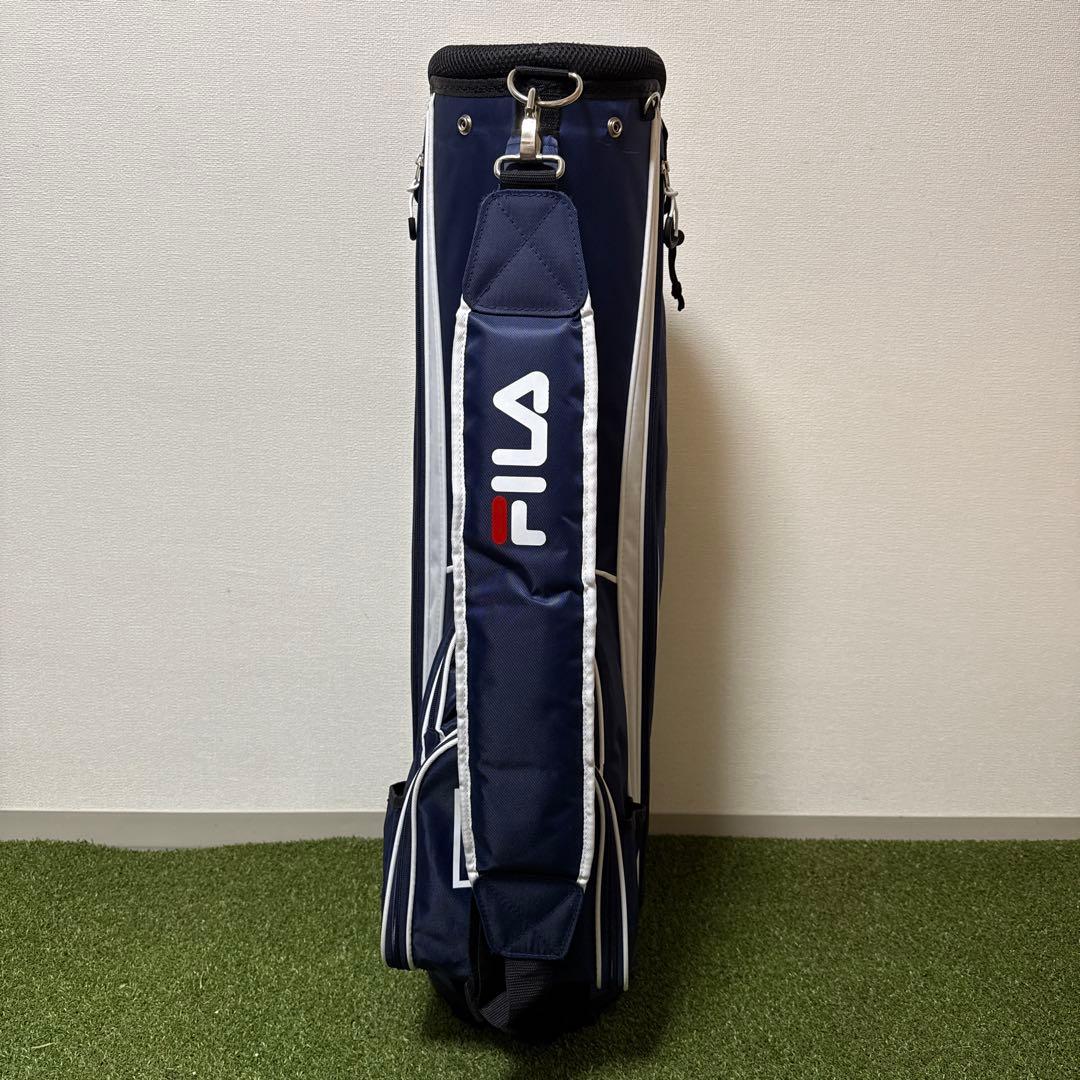 美品 FILA フィラ キャディバッグ 8型 46インチ対応 約2.5kg