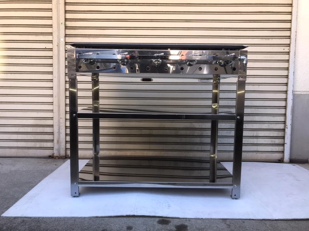 ９００×５５０【新品　グリドル　鉄板焼　グリラー】台付　天板１枚　副業　独立開業
