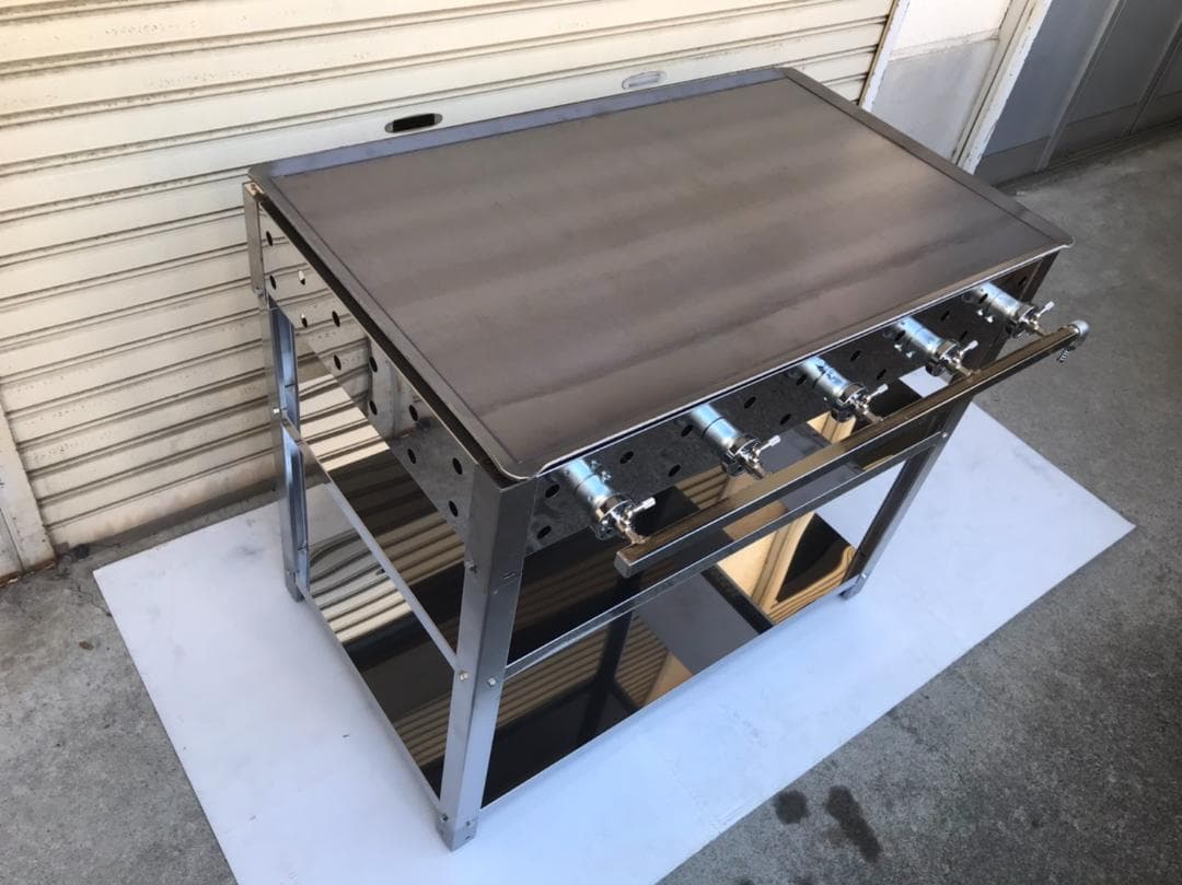 ９００×５５０【新品　グリドル　鉄板焼　グリラー】台付　天板１枚　副業　独立開業