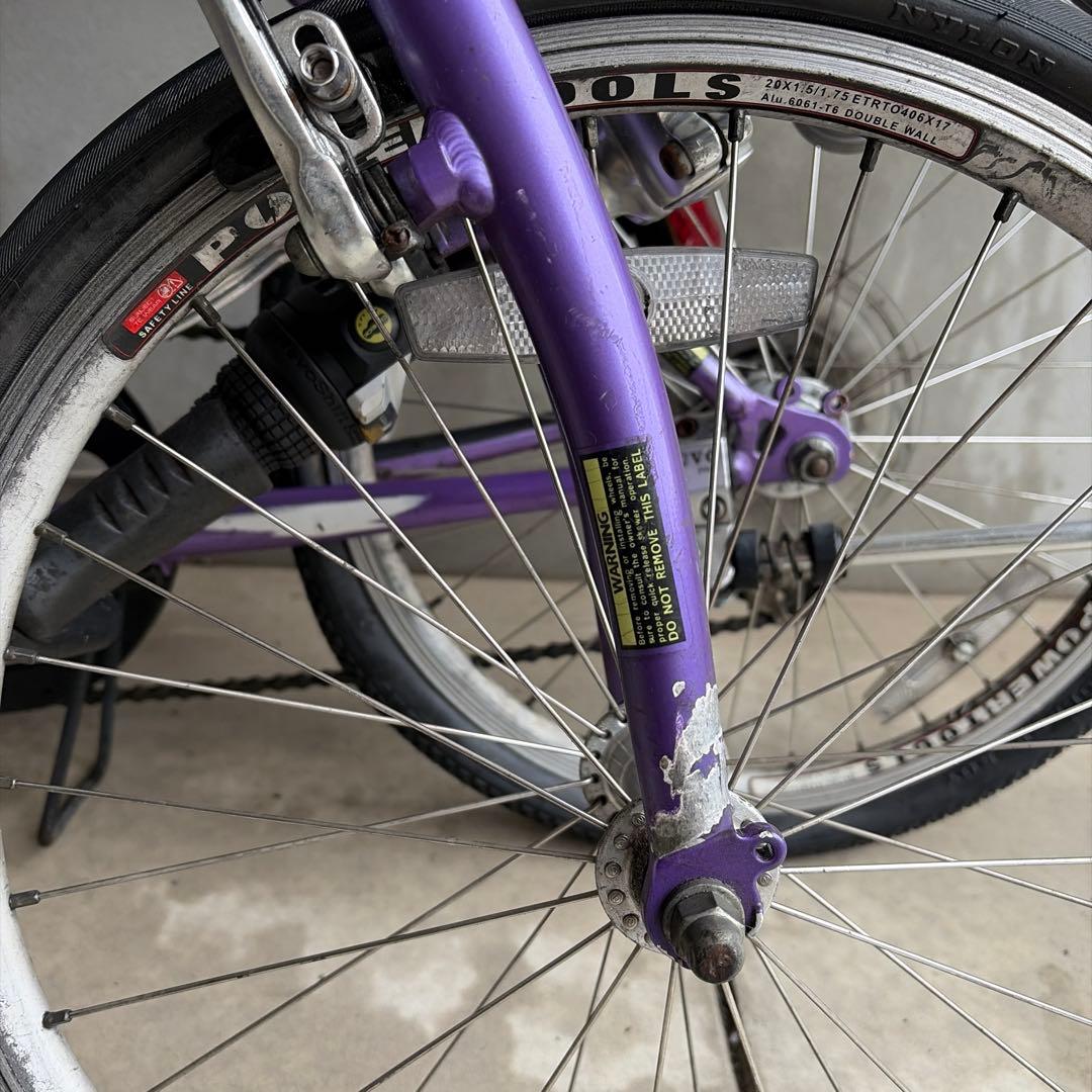 専用　KHS F20-T 折りたたみ自転車 パープル