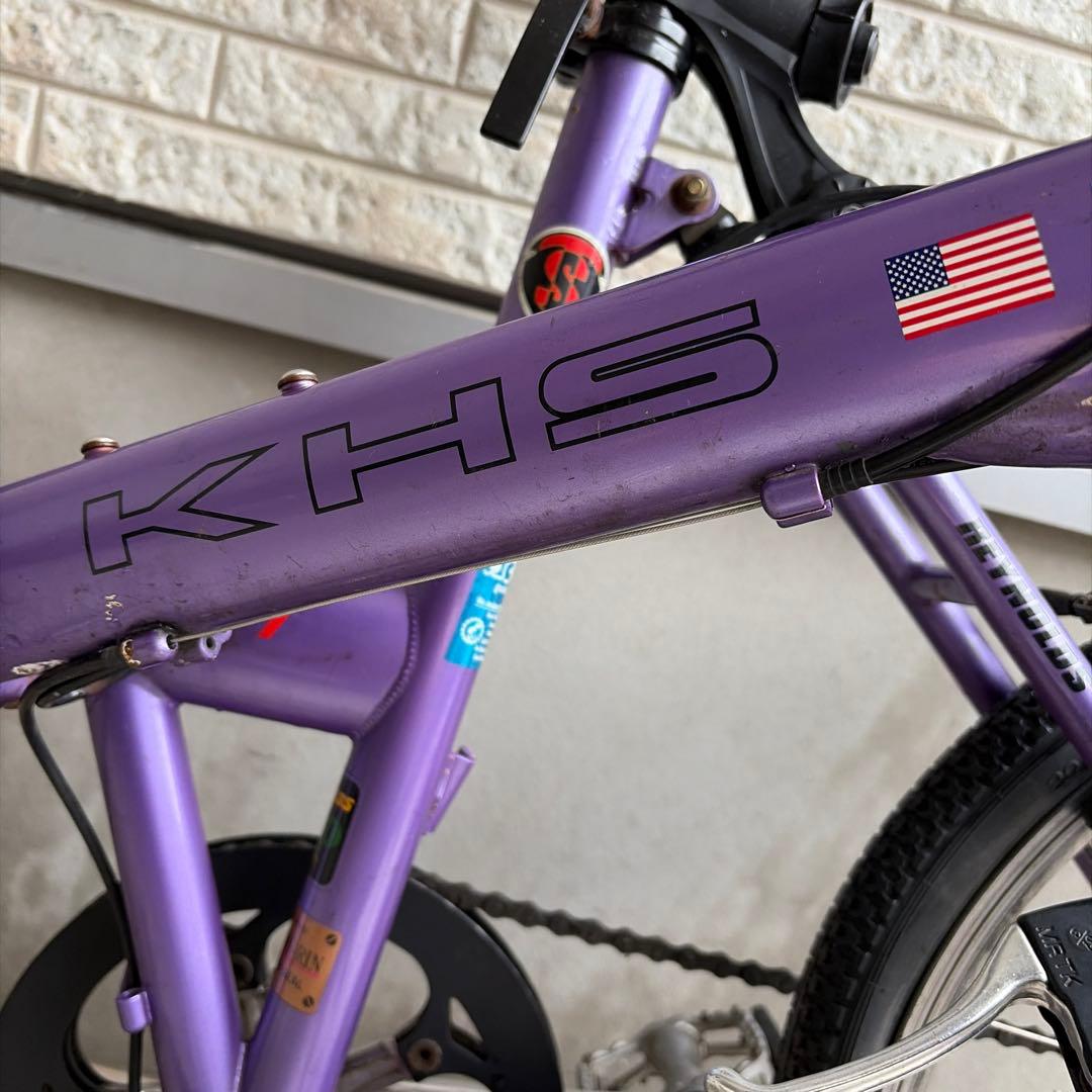 専用　KHS F20-T 折りたたみ自転車 パープル