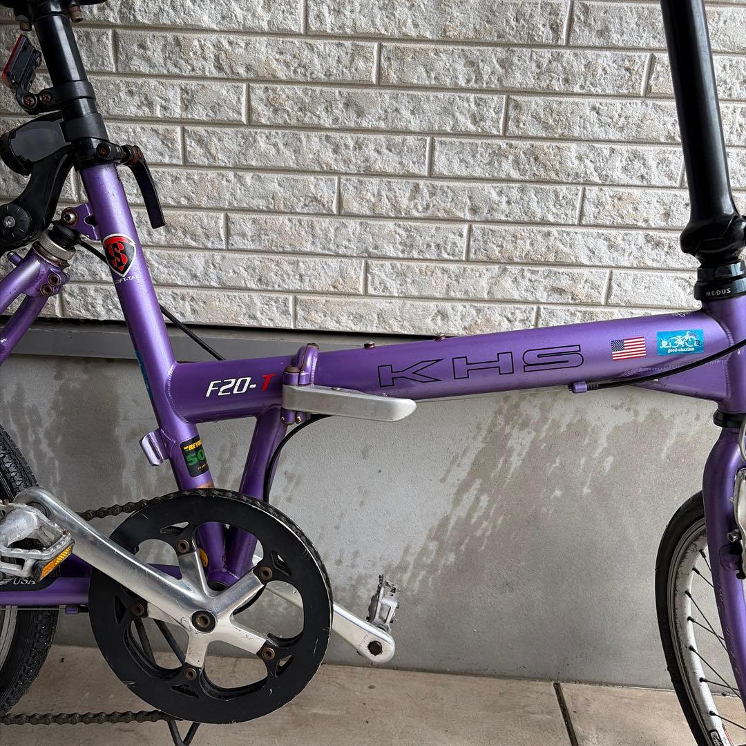 専用　KHS F20-T 折りたたみ自転車 パープル