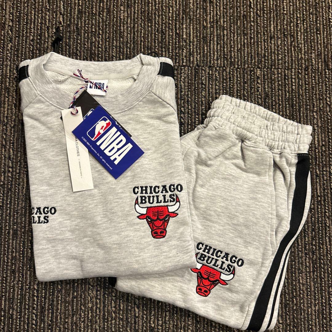 NBAセットアップ ドロスト半袖プルオーバースウェット＆ショートパンツ