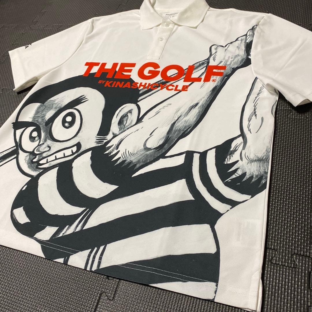 美品　木梨サイクル　x プロゴルファー猿　KIMASHICYCLE ポロシャツ