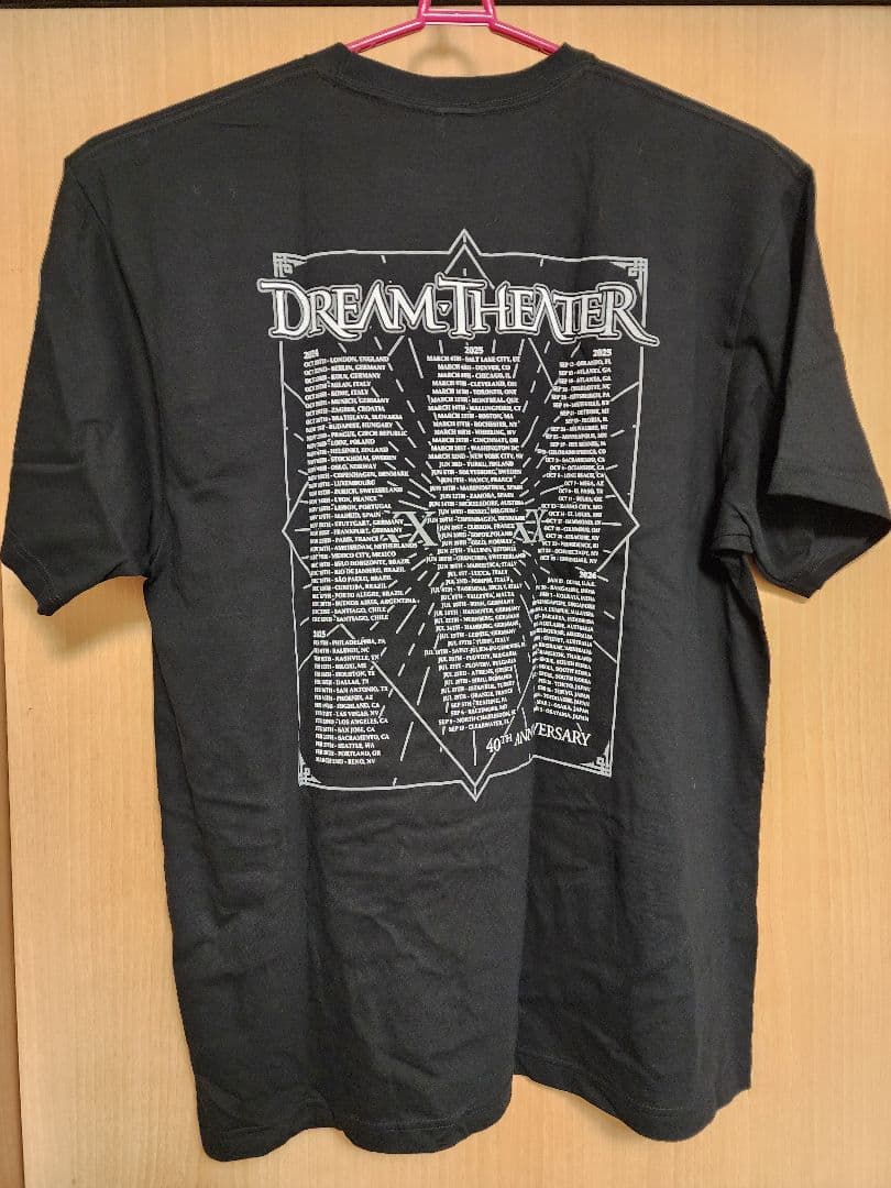 新品未使用 DREAM THEATER 40thツアーＴシャツ 2XL