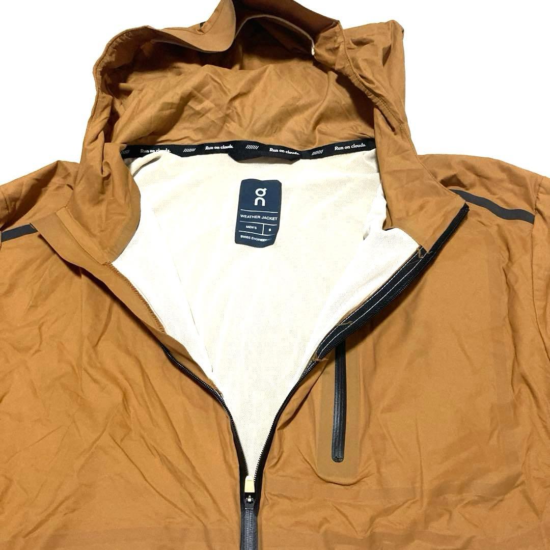 橙*イ様 美品！On WEATHER JACKET ランニング トレイル