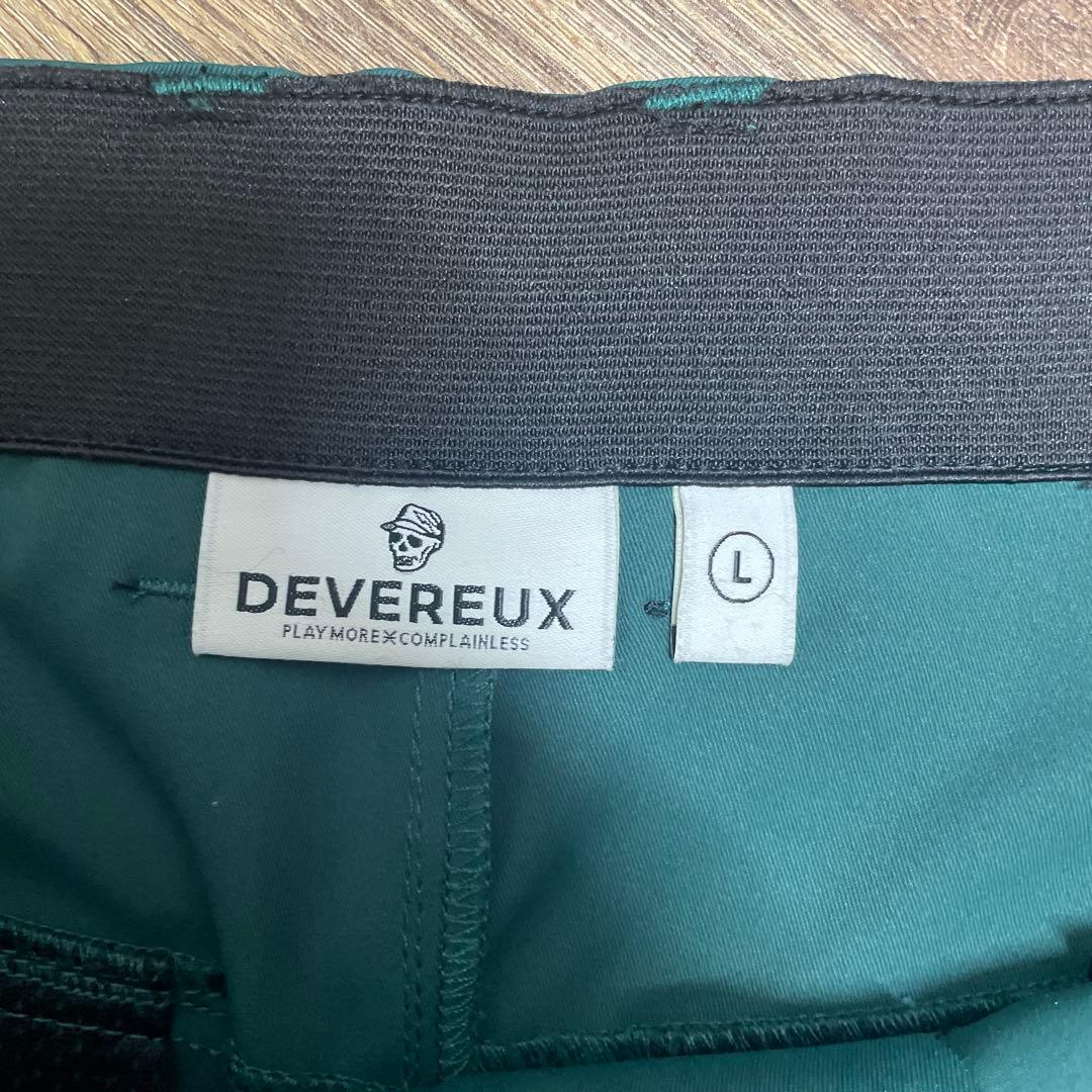 DEVEREUX GOLF 緑　ストレッチパンツ　サイズL
