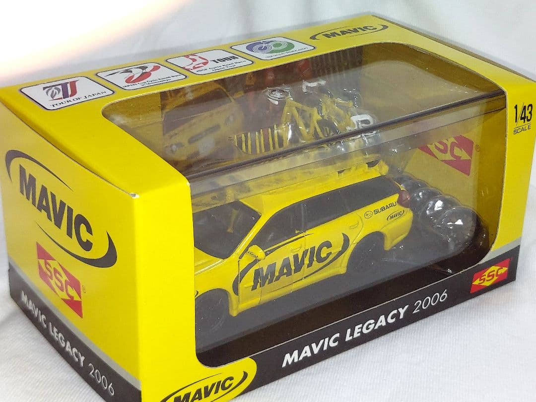 ジャパンカップサイクルロードレース MAVICサポートカー模型 ロードバイク付