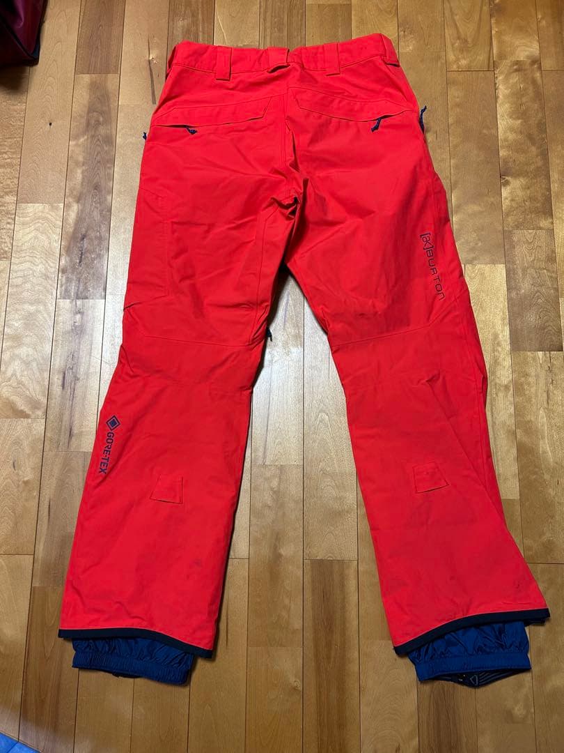 バートン [ak] サイクリックパンツ Mサイズ レッド GORE-TEX