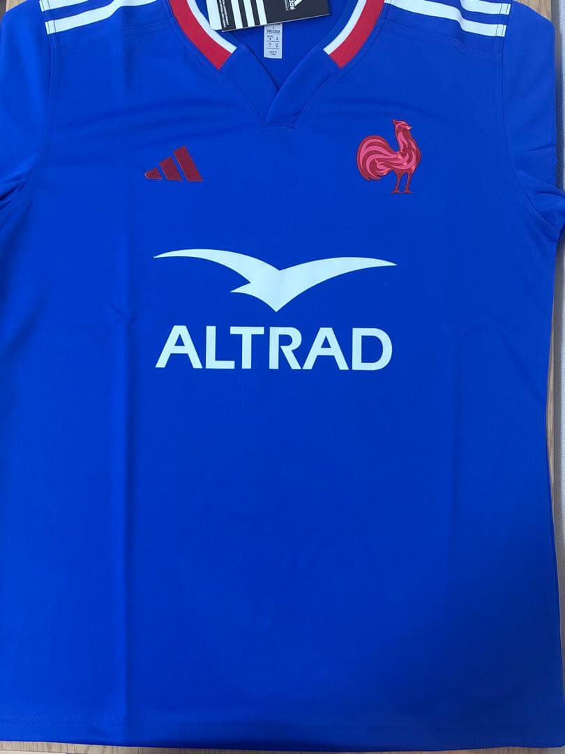 【未使用タグ付】ラグビーフランス代表ジャージ Lサイズ アディダス ALTRAD