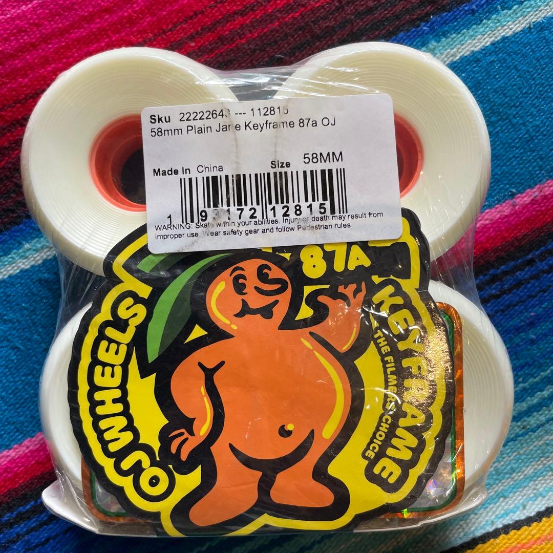 OJ WHEELS 58mm Plain Jane 87Aウィール