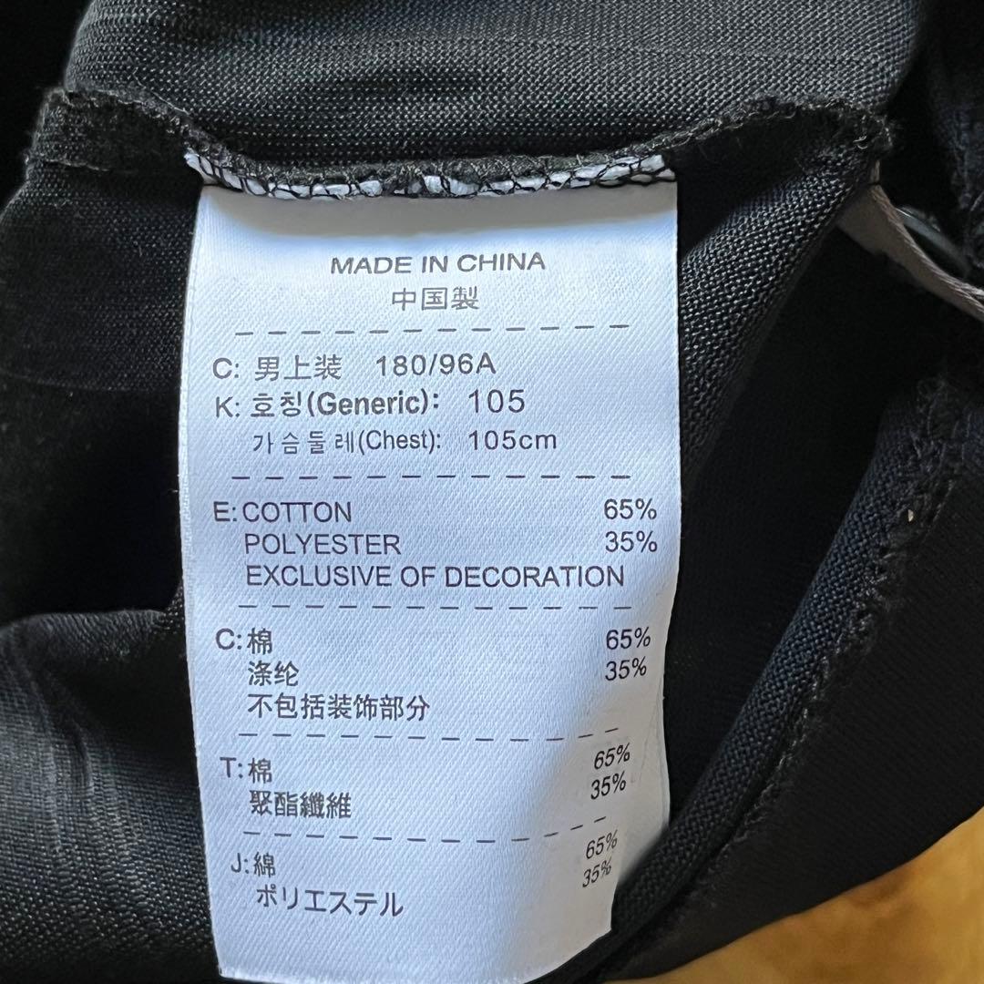 Y2K ナイキ　タイガーウッズ　ポロシャツ　長袖　テック系　ストライプ　黒　XL
