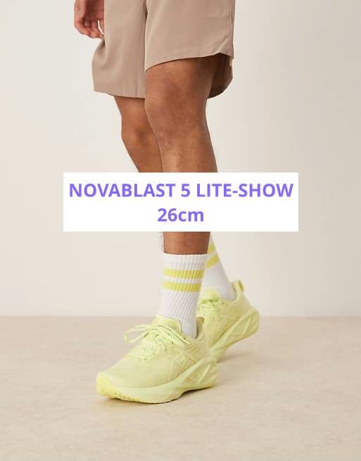 【夜ラン最適】26cm ASICS NOVABLAST 5 LITE-SHOW