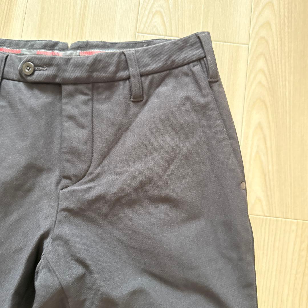 裏起毛　秋冬ゴルフ　ブリーフィングゴルフ　パンツ　黒　ブラック　S〜M相当