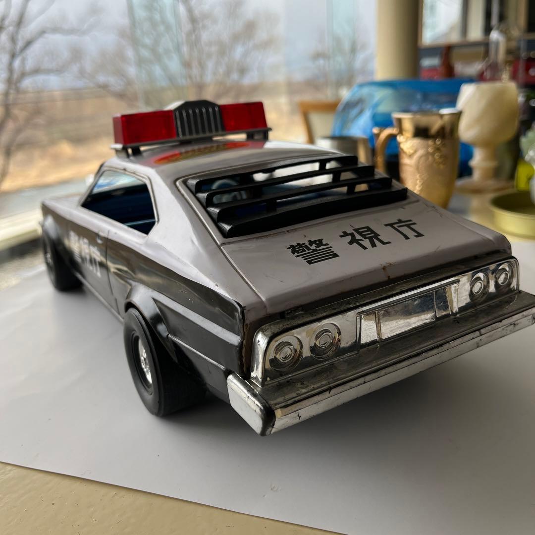 希少 セドリックパトカー ブリキ製 パトカー ミニカー 警視庁