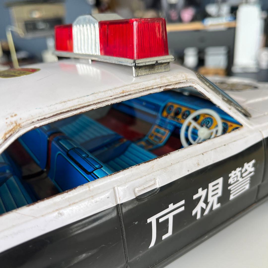 希少 セドリックパトカー ブリキ製 パトカー ミニカー 警視庁