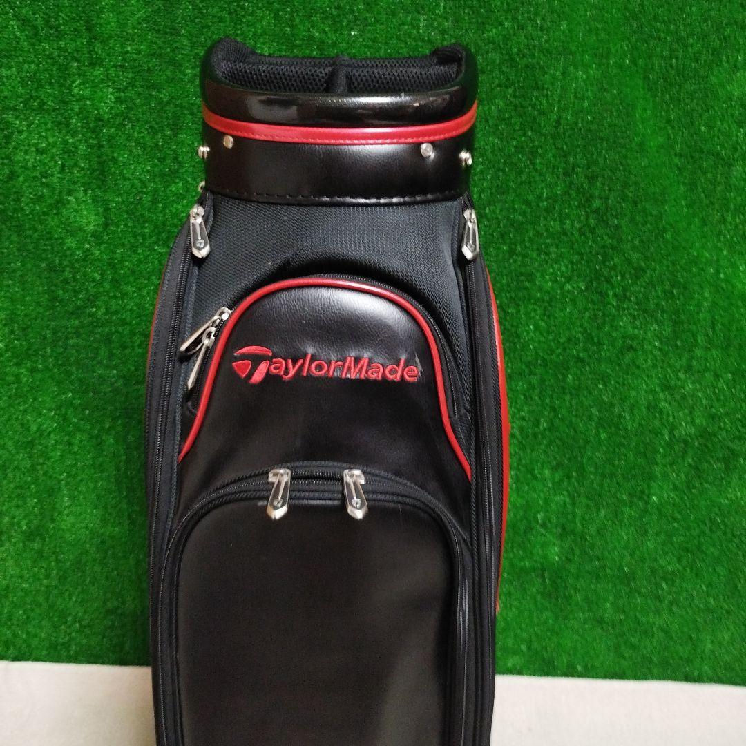 TaylorMade ゴルフキャディバッグ 黒/赤 フード無し