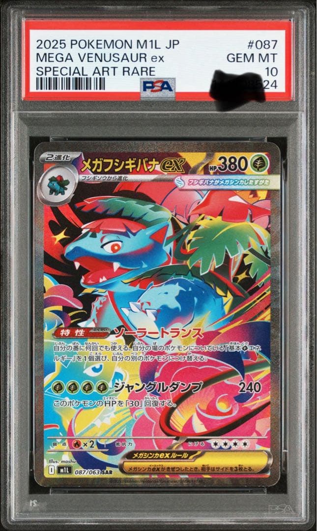 ポケモンカード メガフシギバナEX メガルカリオEX PSA10 連番セット