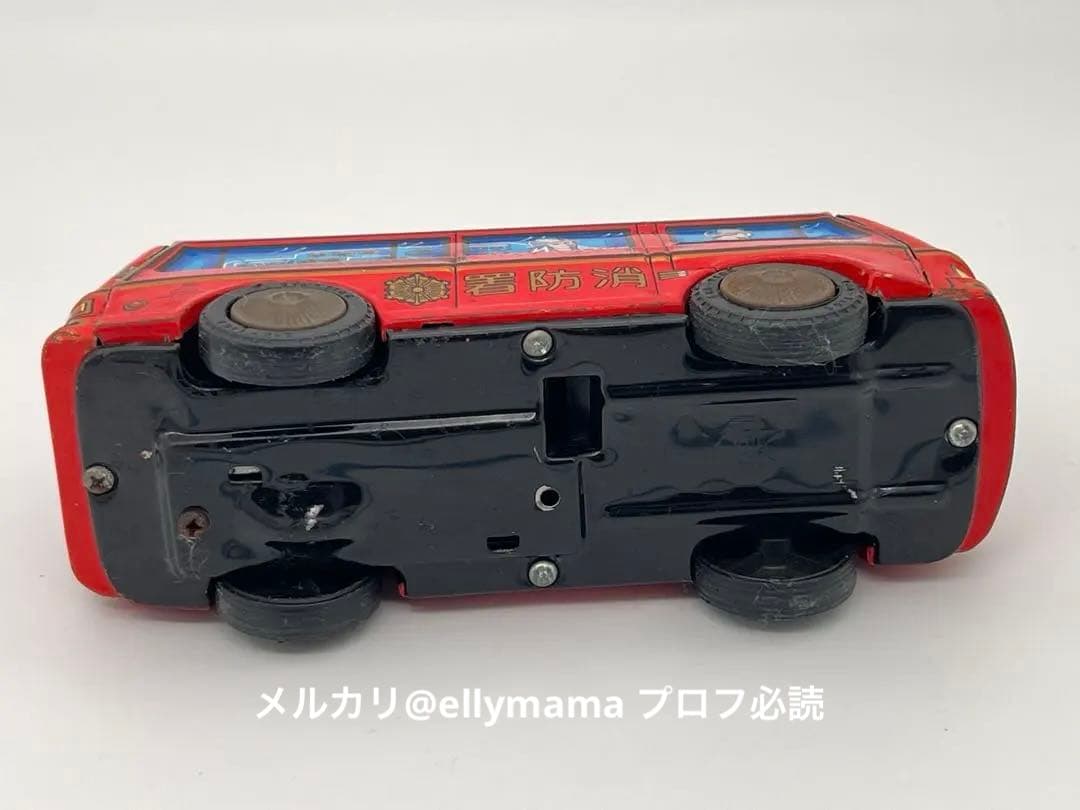ブリキ　製消防指令車