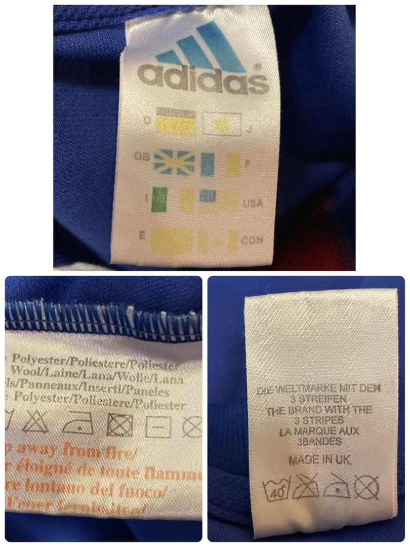 【大人気】y2k/adidas×フランス代表/00-02/長袖ユニフォーム/