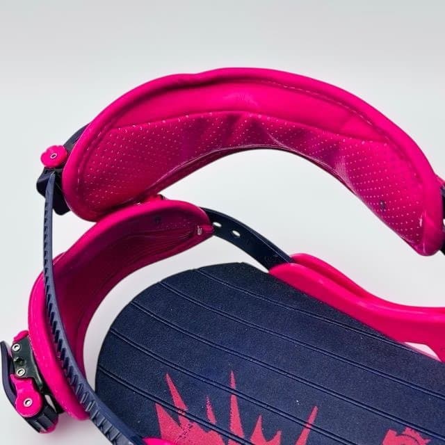 BURTON CUSTOM Sサイズ ピンク×ネイビー ロゴ 上位モデル