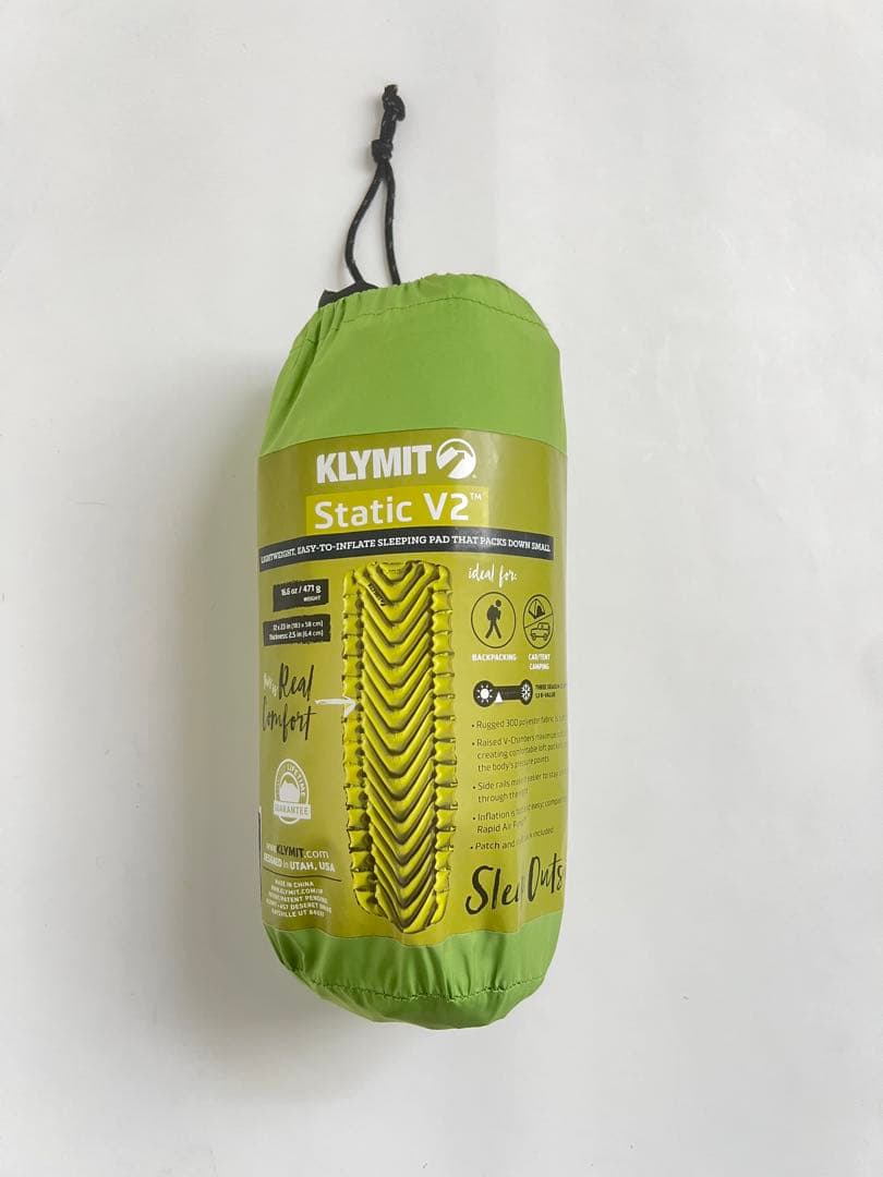 アウトドア寝具 KLYMIT Static V2