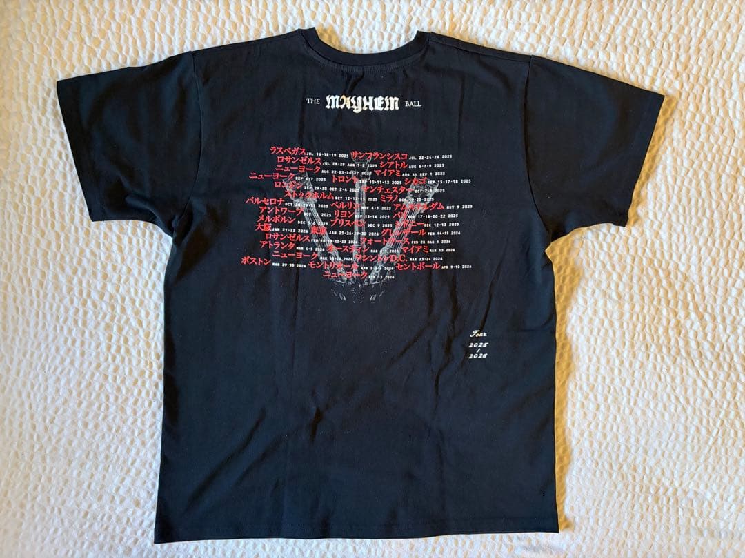 【日本限定】Lady Gaga MAYHEM Ball 踊るか死ぬかTシャツ M