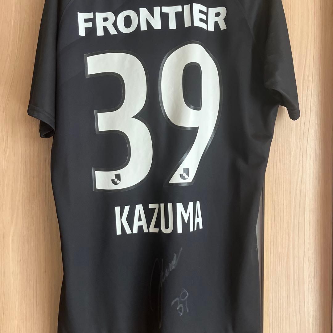 横浜FC 渡邉千真 サイン入りユニ