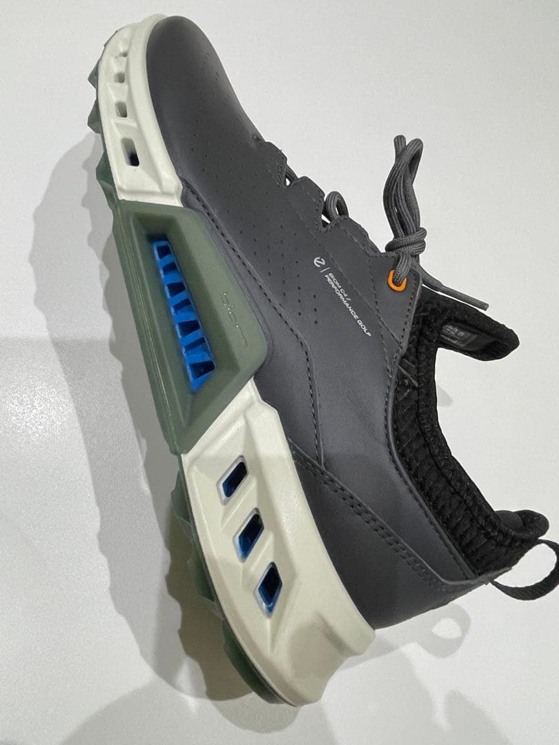 ecco ゴルフシューズ グレー　M Biom C4 【靴ひもタイプ】メンズ
