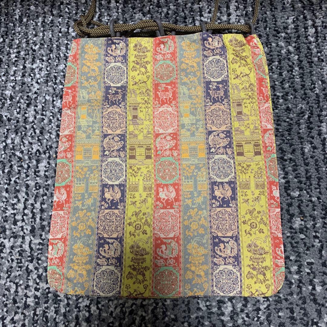 京都龍村織物美術　紅牙瑞錦　数寄屋袋