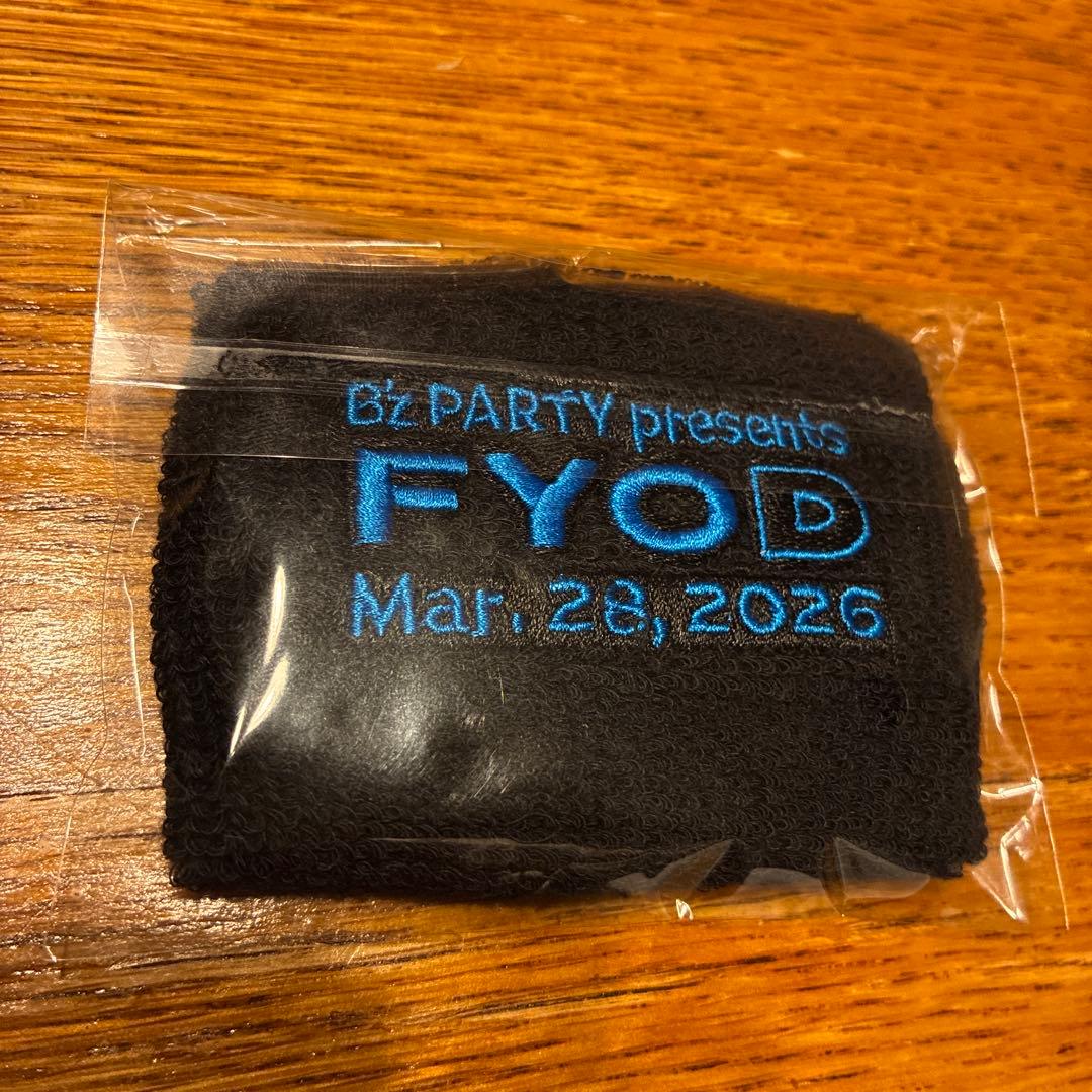 B'z FYOD 2026.3.28 リストバンド