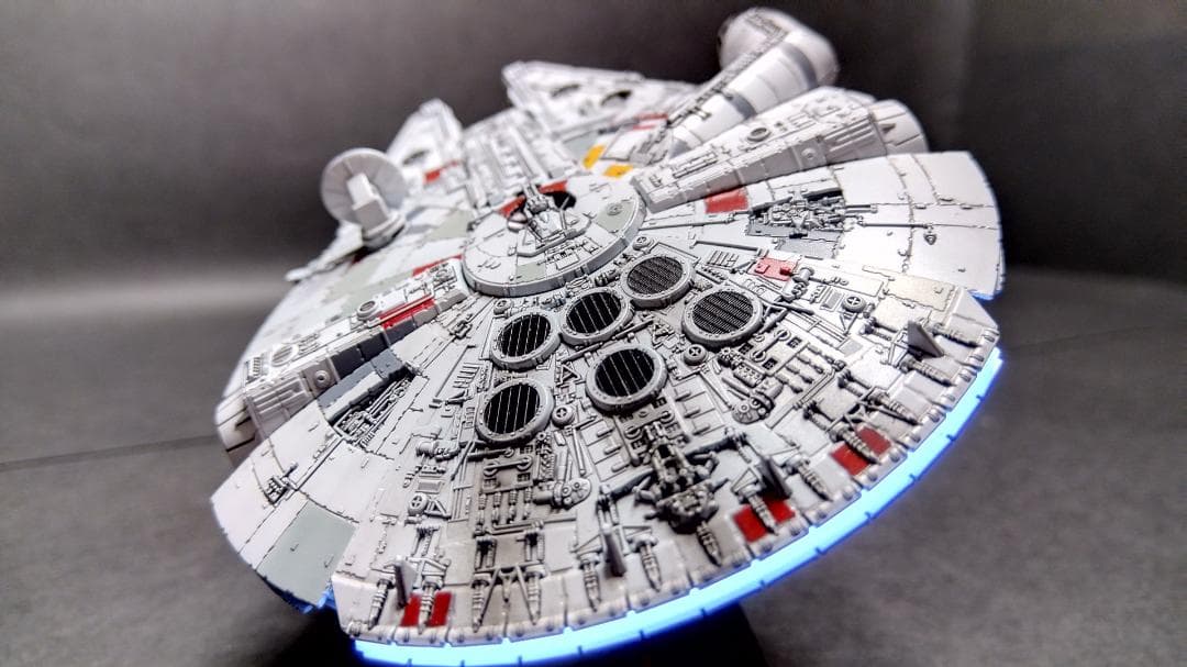 ミレニアムファルコン MF 電飾改修 　完成品 ビークルモデル　1/350