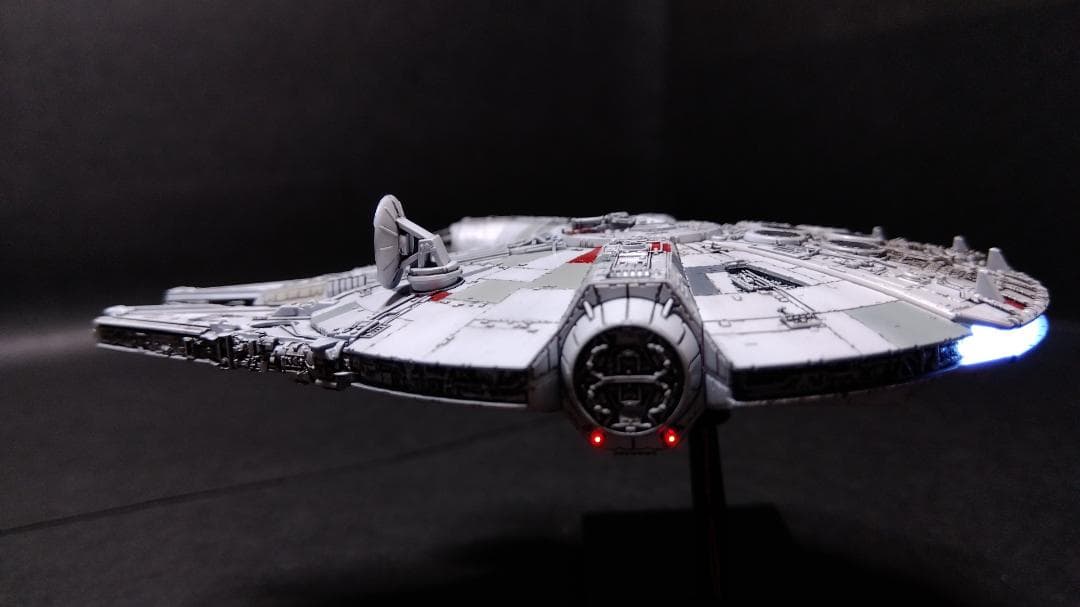 ミレニアムファルコン MF 電飾改修 　完成品 ビークルモデル　1/350